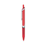 Precise V5RT Rollerball Pen, Retractable, Extra-Fine 0.5 mm, Red Ink, Red Barrel