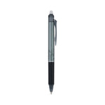 Frixion Clicker Erasable Gel Pen, Retractable, Extra-Fine 0.5 Mm, Black Ink, Black Barrel, Dozen