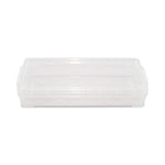 Super Stacker Pencil Box, 8.25" x 3.75" x 1.5", Clear