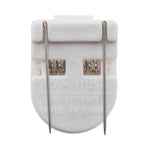 Wall Clips for Fabric Panels, 40 Sheet Capacity, White, 50/Box