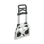 Stow-Away Heavy-Duty Hand Truck, 500 Lb Capacity, 23 X 24 X 50, Aluminum