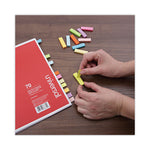 Self-Stick Page Tabs, 0.5" x 1.75", Assorted Colors, 500/Pack