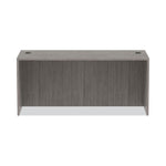 Alera Valencia Series Straight Front Desk Shell, 65" x 29.5" x 29.63", Gray