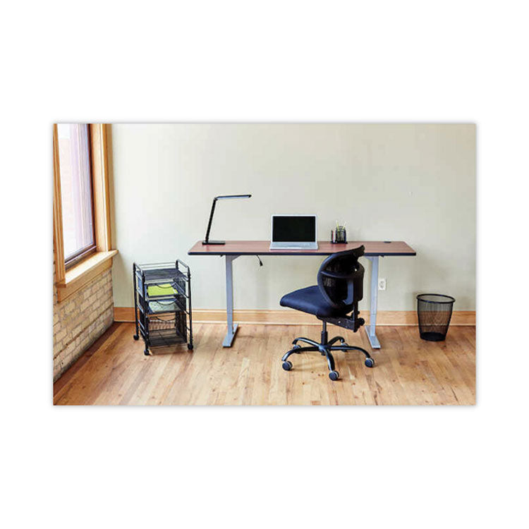 Vue Intensive-Use Mesh Task Chair, Supports Up To 500 Lb, 18.5" To 21" Seat Height, Black