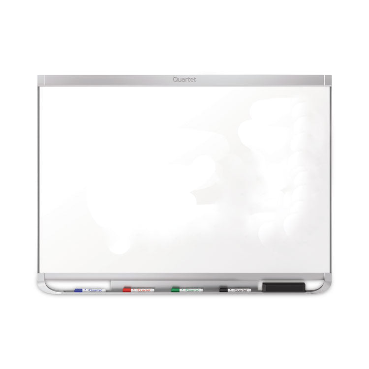 Prestige 2 DuraMax Magnetic Porcelain, 48" x 36", White Surface, Silver Aluminum/Plastic Frame