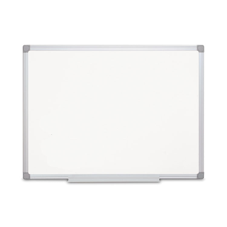 Earth Silver Easy Clean Magnetic Dry Erase Boards, 36" x 24", White Surface, Satin Aluminum Frame