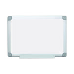 Earth Silver Easy Clean Dry Erase Boards, 24" x 18", White Surface, Satin Aluminum Frame