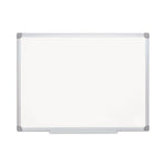 Earth Gold Ultra Magnetic Dry Erase Boards, 36" x 48", White Surface, Satin Aluminum Frame