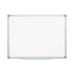 Earth Gold Ultra Magnetic Dry Erase Boards, 48" x 72", White Surface, Satin Aluminum Frame
