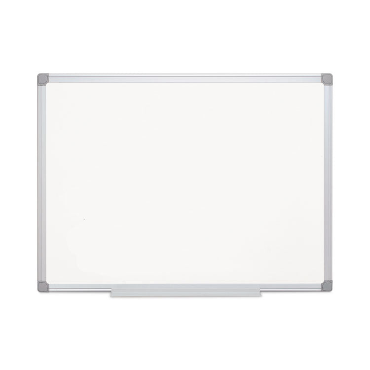 Earth Gold Ultra Magnetic Dry Erase Boards, 48" x 72", White Surface, Satin Aluminum Frame