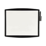 Partition Additions Dry Erase Board, 15.38" x 13.25", White Surface, Dark Graphite Gray HPS/Plastic Frame