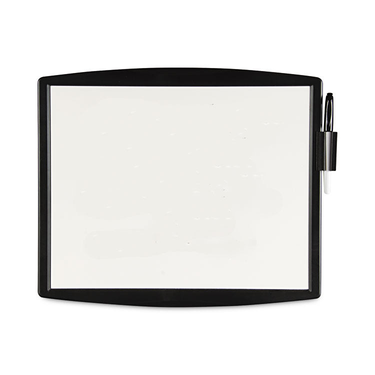 Partition Additions Dry Erase Board, 15.38" x 13.25", White Surface, Dark Graphite Gray HPS/Plastic Frame