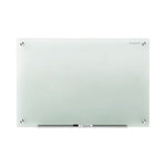 Infinity Magnetic Glass Marker Board, 72" x 48", White Surface