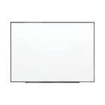 Fusion Nano-Clean Magnetic Whiteboard, 48" x 36", White Surface, Satin Aluminum Frame