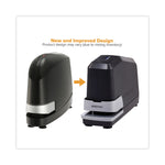 B8 Impulse 45 Electric Stapler, 45-Sheet Capacity, Black