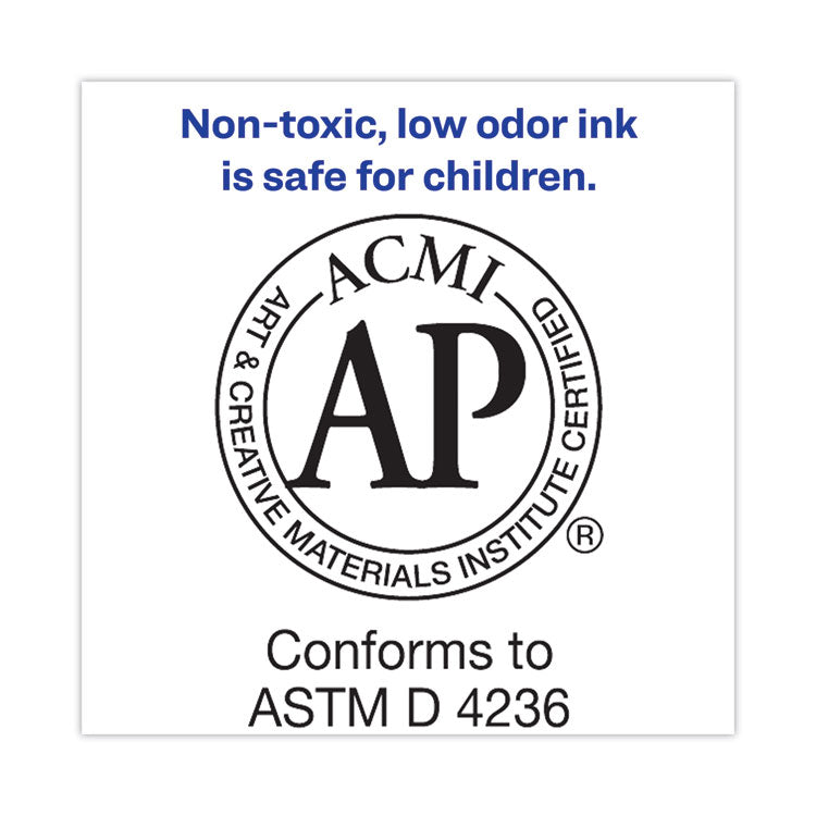 Marks A Lot Large Desk-Style Permanent Marker, Broad Chisel Tip, Black, Dozen (8888)