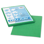 Tru-Ray Construction Paper, 76 lb Text Weight, 9 x 12, Holiday Green, 50/Pack