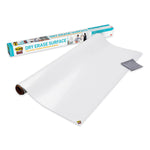 Dry Erase Surface, Laminate Film, 96" x 7 mil x 48", White