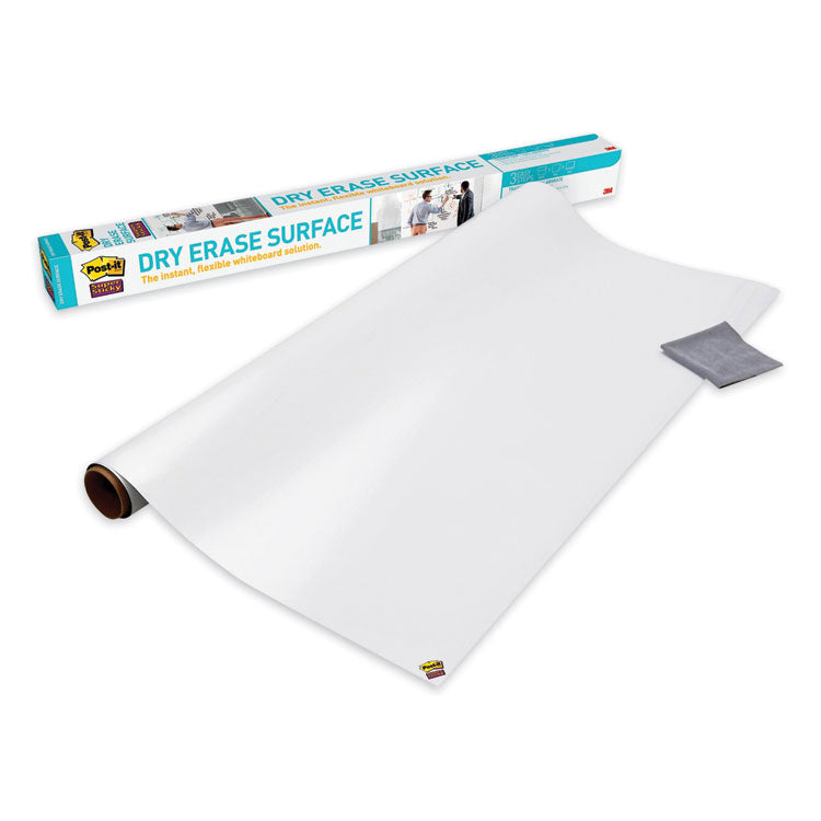 Dry Erase Surface, Laminate Film, 96" x 7 mil x 48", White