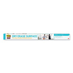 Dry Erase Surface, Laminate Film, 72" x 7 mil x 48", White
