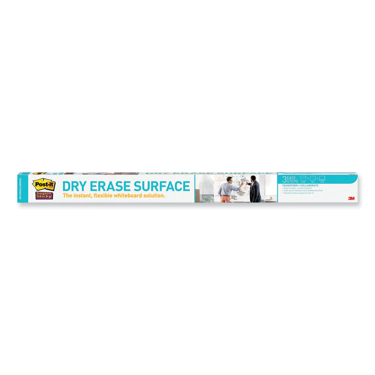 Dry Erase Surface, Laminate Film, 96" x 7 mil x 48", White