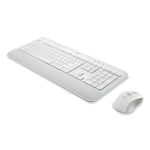 Signature MK650 Wireless Keyboard and Mouse Combo for Business, 2.4 GHz Frequency/32 ft Wireless Range, Off White