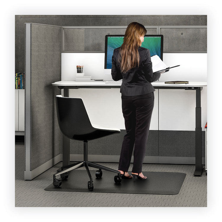 Ergonomic Sit Stand Mat, 60 X 46, Black