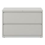 Lateral File, 2 Legal/Letter-Size File Drawers, Light Gray, 42" x 18.63" x 28"
