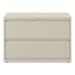 Lateral File, 2 Legal/Letter-Size File Drawers, Putty, 42" x 18.63" x 28"