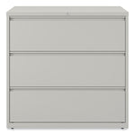 Lateral File, 3 Legal/Letter/A4/A5-Size File Drawers, Light Gray, 42" x 18.63" x 40.25"