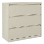 Lateral File, 3 Legal/Letter/A4/A5-Size File Drawers, Putty, 42" x 18.63" x 40.25"