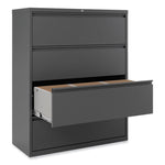 Lateral File, 4 Legal/Letter/A4/A5-Size File Drawers, Charcoal, 42" x 18.63" x 52.5"