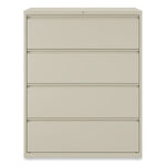 Lateral File, 4 Legal/Letter-Size File Drawers, Putty, 42" x 18.63" x 52.5"