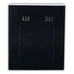 Assembled 42" High Heavy-Duty Welded Storage Cabinet, Two Adjustable Shelves, 36w X 18d, Black