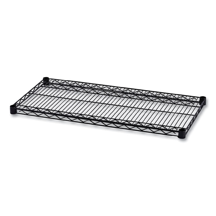 Industrial Wire Shelving Extra Wire Shelves, 36w X 18d, Black, 2 Shelves/carton