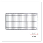 Industrial Wire Shelving Extra Wire Shelves, 36w X 18d, Silver, 2 Shelves/carton