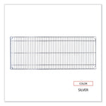 Industrial Wire Shelving Extra Wire Shelves, 48w X 18d, Silver, 2 Shelves/carton