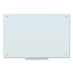 Glass Dry Erase Board, 36" x 24" (Actual Size: 35" x 23"), White Surface