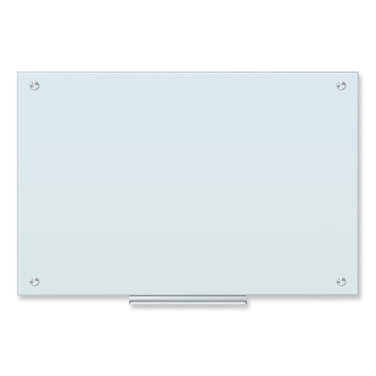 Glass Dry Erase Board, 36" x 24" (Actual Size: 35" x 23"), White Surface