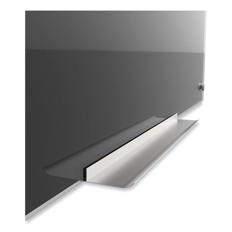 Black Glass Dry Erase Board, 96" X 48" (Actual Size: 95" x 47"), Black Surface