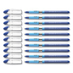 Slider Basic Ballpoint Pen, Stick, Extra-Bold 1.4 mm, Blue Ink, Blue Barrel, 10/Box