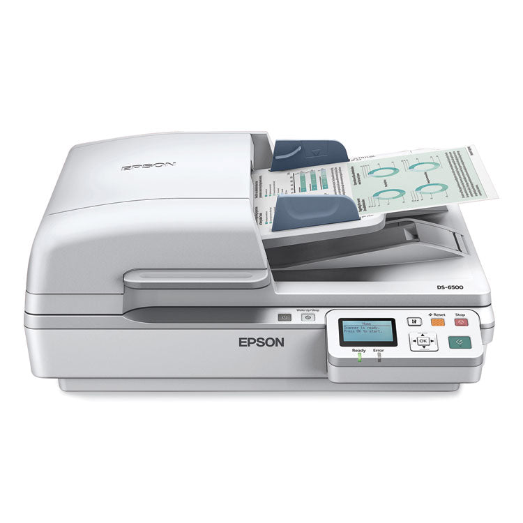 Workforce Ds-6500 Scanner, 1200 Dpi Optical Resolution, 100-Sheet Duplex Auto Document Feeder