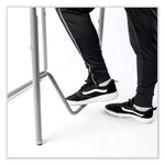 AlphaBetter 2.0 Height-Adjustable Student Desk with Pendulum Bar, 27.75" x 19.75" x 29" to 43", Pebble Gray