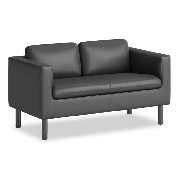 Parkwyn Series Loveseat, 53.5" x 26.75" x 29", Black