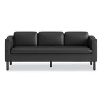 Parkwyn Series Sofa, 77" x 26.75" x 29", Black