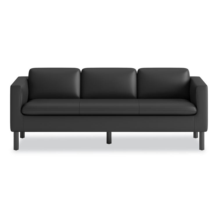 Parkwyn Series Sofa, 77" x 26.75" x 29", Black