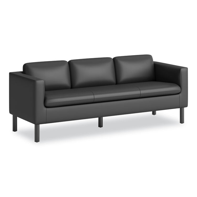 Parkwyn Series Sofa, 77" x 26.75" x 29", Black