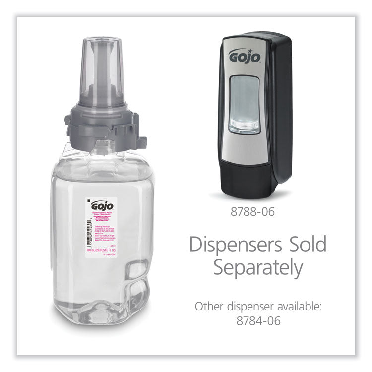 Antibacterial Foam Hand Wash Refill for ADX-7 Dispensers, Plum Scent, 700 mL, 4/Carton