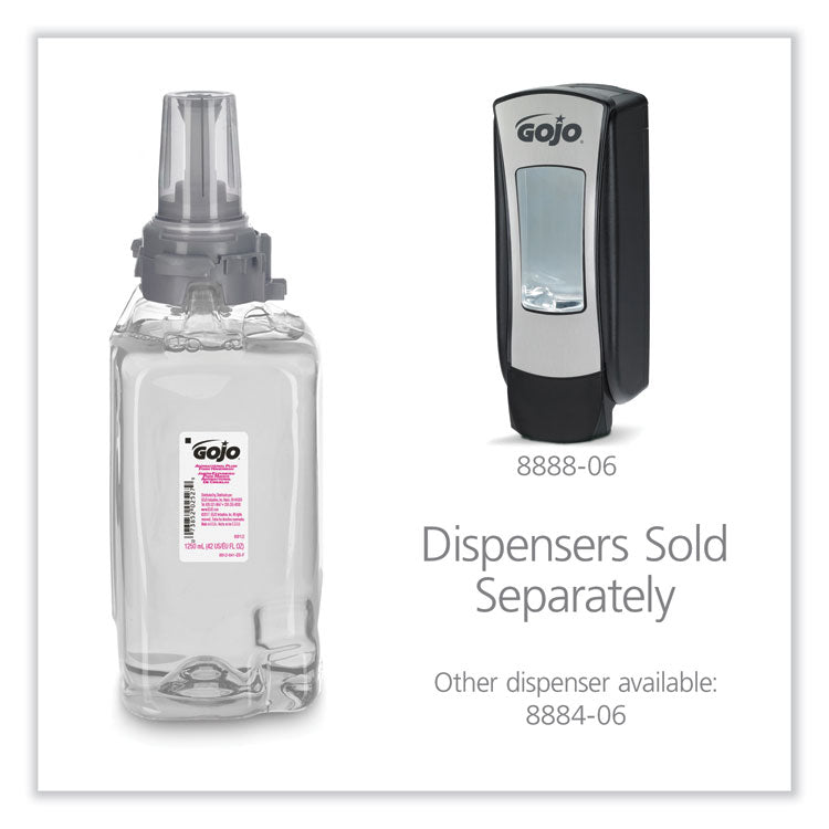 Antibacterial Foam Hand Wash Refill, For ADX-12 Dispenser, Plum Scent, 1,250 mL, 3/Carton