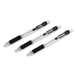 Z-Grip Mechanical Pencil, 0.7 mm, HB (#2), Black Lead, Clear/Black Barrel, 24/Pack